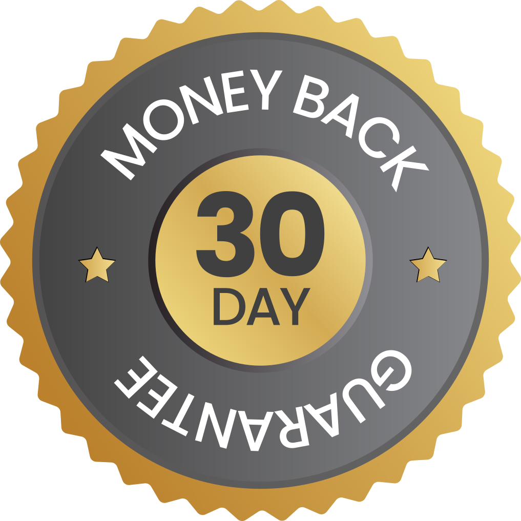 TonePro 30-day money-back guarantee seal